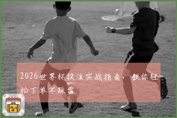 2026世界杯投注实战指南，教你轻松下单不踩雷